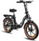 RCB 20“ Fat Tire E Bike, Elektrofahrrad Klapprad, 36V12Ah Lithium-Akku, 7-Gang Off-Road Mountainbike, Reichweite bis zu 80km, Herren und Damen Pendler Ebike