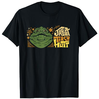 Star Wars Jabba the Hutt Tiki Hut Logo Funny T-Shirt