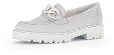 Gabor Damen Slipper, Frauen Slip On,Best Fitting,Schlupfschuhe,schluepfschuhe,College Schuhe,Businessschuhe,Slides,lightgrey (Uni),37 EU / 4 UK