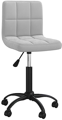 CKioict Loungesessel Barstühle Hochstuhl küche Esszimmerstuhl Drehbar Hellgrau Samtfür Schlafzimmer und Wohnzimmer, Küche