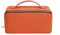 The Train Case Beauty Concertina Kosmetiktasche zum Ausklappen Alice Wheeler, Orange / Schwarz, Weiche Seiten