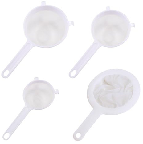 Colino Da Cucina 3 Pezzi, Colino 1 Pezzo, Setaccio Per Zucchero A Velo, Set Colino Da Cucina, Colino Domestico, Colino A Manico Lungo