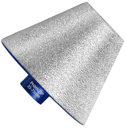 Diamond Beveling Chamfer Bits 75mm x M14 Countersink Drill Chamfer Bits for Tiles Marble Ceramic Granite Trimming Finishing Cleaning Enlargement of Existing Holes