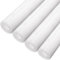 sourcing map 4pcs Pipe Insulation Foam Tube Split Pipe Lagging 10mm(3/8 Inch) ID 22mm OD 3ft Freeze Protection for Copper Pipe, White