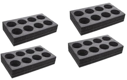 WOONEKY 4 Stück Milch Tee Tasse Tee Verpackung Tabletts Für Getränketräger Wiederverwendbares Kaffeetablett Kaffeeträgerschale Auto-kaffeetasse Tassenablagen Perlenbaumwolle Black