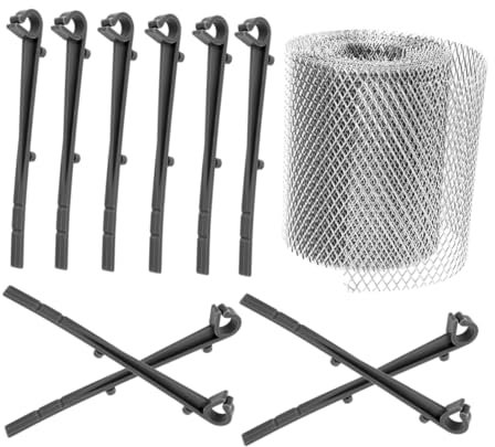 HOMSFOU Gutter Guards Mesh Leaf Filter Strainer Gutter Downspout Strainer Block Covers