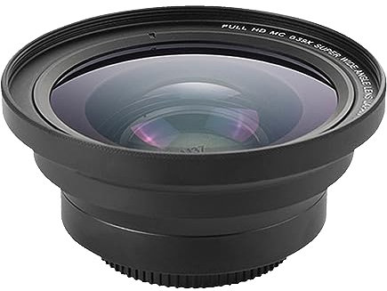 Objectif macro grand angle 72 mm 0 39X pour appareil photo, caméscope, objectif d'enregistrement vidéo
