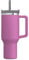 Meown 40oz Insulated Tumbler with Straw & Handle –Stainless Steel Travel Mug, Leakproof, Double Wall Vacuum Insulated, Car Cup Holder Friendly, Cold 48H/Hot 12H, BPA-Free Lid (Lilac)