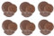 Servizio Piatti per 6 Persone in stoneware 18 pezzi per Lavastoviglie modello (marrone)