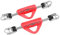 du Gadget de la Nageoire de Plongée, Connexion Sûre 2 Pièces 316 Buckl en Acier Inoxydable (Rouge)