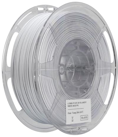 eSUN PC Filament 1.75mm 0.5KG, PC-HT High Temperature Resistant,White | 1.75mm 3D Printer Filament