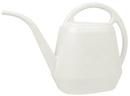 Gießkanne Indoor & Outdoor, 4L Garten Gießkannen Groß Kunststoff Langer Auslauf Dose für Zimmerpflanzen & Hängekörbe - Präzise Bewässerung, Home Essential (Weiß)
