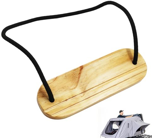 ANEELV Holz Trittstufe für VW California T5 T6 T6.1 & Mercedes Marco Polo Buchenholz Aufstiegshilfe für Hochdach Camper, Trittleiter Dachbett, Wohnmobil Zubehör