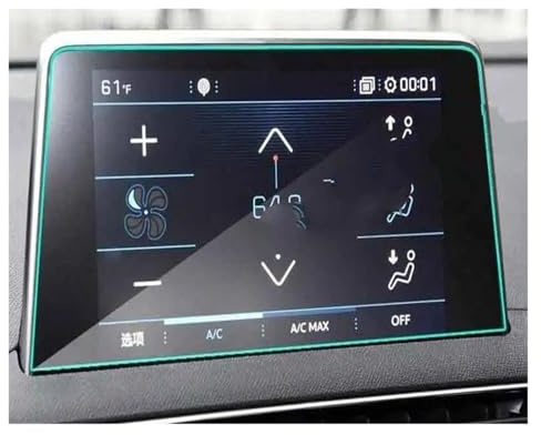 ZHANGZHENGYAO GPS Navi Displayschutzfolie Für Peugeot Für 3008 5008 2017-2020 Auto Navigtion LCD Screen Schutz Film Aufkleber Dashboard(Only navigation)