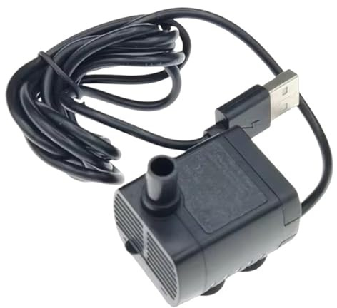 1pcs Solar Water Pump USB Micro Water Pump 12V Brushless Mini Water Pump Rechargeable 5V Brushless Pet Silent(5V)