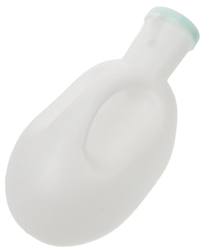 Urinal ml mit Deckel Männliches aus Kunststoff | Tragbare Urinflasche, 27x15x14 CM, aus Dickem Kunststoff, für Reisen und Nächtliches Wasserlassen