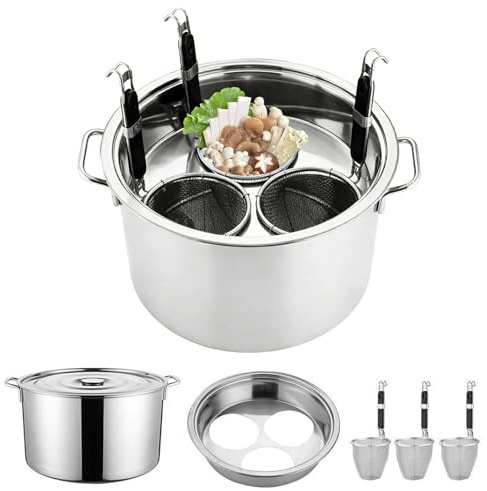 Olla De Pasta Con Cesta Colador - Herramienta De Cocción De Acero Inoxidable | Hervidor De Pasta Doméstica | Para Familias Empresariales En Casa Amantes Del Principiante Diseñado Para Los