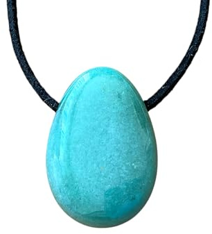 Steinfixx Aventurin grün Anhänger Tropfen – Edelstein Kette mit 80 cm Band & Geschenkbox – Echter Aventurin Schmuck Grün – Naturstein in AAA-Qualität aus Brasilien – 30x20 mm