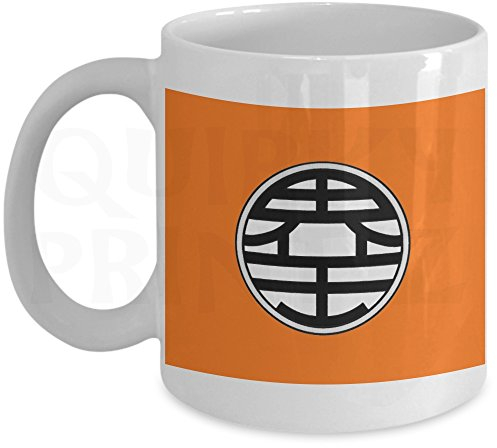 Quirky Printz Novelty Dragonball Z King Kai's Kanji Funny Gift Slogan Mug SK192