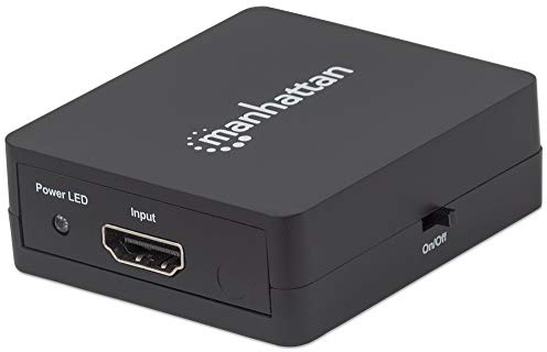 Manhattan 1080p 2-Port HDMI-Splitter Strom über USB schwarz