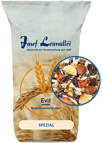 Leimüller Premium Eichhörnchenfutter 20 kg - Artgerechte Mischung mit ganzen Haselnüssen & Mehlwürmern - Frisches Futter für Eichhörnchen & Streifenhörnchen aus Österreich