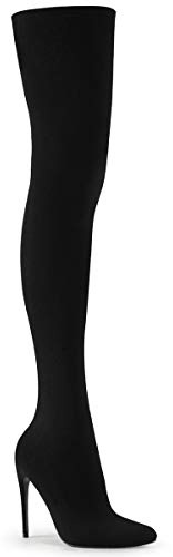 Pleaser COURTLY-3005 Blk Nylon UK 9 (EU 42)
