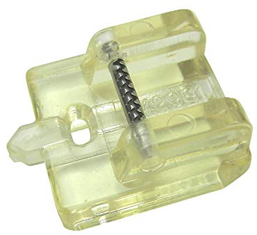ZickZackNaehmaschine Reißverschlussfuß (nahtverdeckter) Nähfuß für Pfaff tipmatic & tiptronic Nähmaschinen, Metall, Neu, 1 Stück