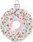 MAGIC Christbaumschmuck Weihnachtskugeln Figuren Glas mundgeblasen Weihnachtskugeln Weihnachtsschmuck Baumkugeln Baumschmuck Auswahl: Donut 10cm