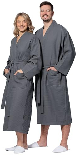 ZOLLNER Accappatoio bianco - morbido e super assorbente - da donna e uomo - cotone - Taglia S alla 6XL - lavabile a 95°C - qualità alberghiera - Certificato OEKO TEX (R), 019