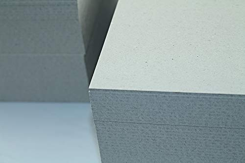 10 Stück Buchbinderpappe Graukarton Format DIN A1 (594 x 841 mm) 3,0mm starke Graupappe Sonderformate des Kartons ist auf Anfrage möglich