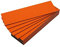 Magnet-Etiketten, Farbe Orange, Länge 10 cm, Breite 2 cm, 25 Stück