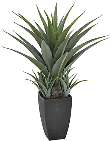 PLANTAWA Planta Agave 73 cm Plantas Artificiales Decoración para Interior y Exterior, Planta Artificial con Maceta para hogar Ideal para salón Cocina terraza o jardín