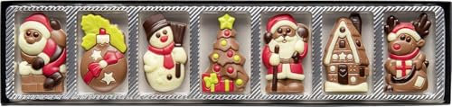 Confiserie Weibler Chocolate Christmas - 7 chocolate figures - Chocolate gift Xmas - 70g