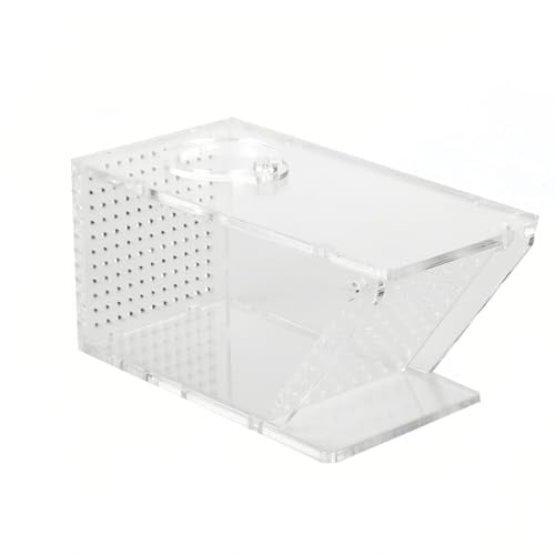 Joyzan Fischfalle Catcher Box, Süßwasserkrabbenfalle Acryl Aquarium One Way | zum Fangen von Garnelen Krabben Hausgarten Büro Fisch Süßwasser Krabbenfalle Trap Fischzuchtbox Transparent Einwegventil