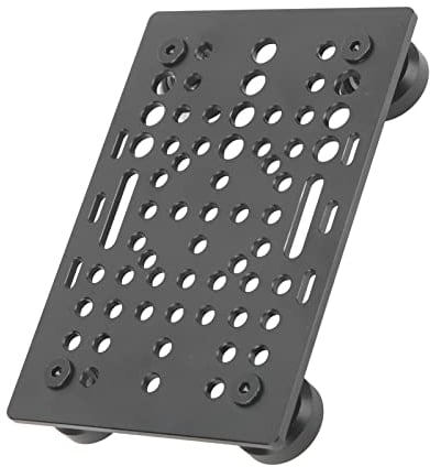 Aluminium-Portalplatte, 20–80 Mm V-Schlitz 3D-Drucker, Lineare Universalschienen-Portalplatte, Eloxierte 3D-Drucker-Linear-Universalführung für(Brett mit 4 Kunststoffrollen und Lagern)