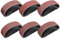 Wanmutrun 18Pièces Bandes Abrasives 40x303mm Grain 40 60 80 120 180 240 Bandes Abrasifs Convient pour Ponceuse à Bande