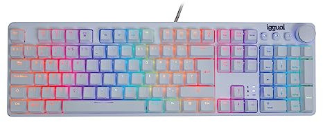 iggual Teclado Pearl RGB