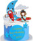 Flugzeug Cake Topper, Flugzeuge Zum Geburtstag Kuchen Dekorieren Topper, Cloud Plane Theme Birthday Party, Geburtstagsdekoration für Jungen, Flugzeug Cupcake für Kinderparty Baby Geburtstag Party