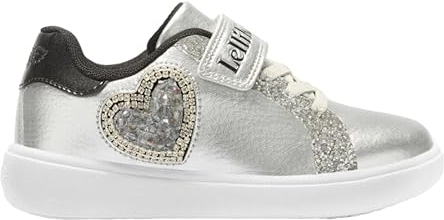 Lelli Kelly 3828 Love Silver Metallic. SNEAKER CHAUSSURE GYNNOIRE NUMERATION DE 26 À 35. Gadgets offerts., Argent métallique, 34 EU