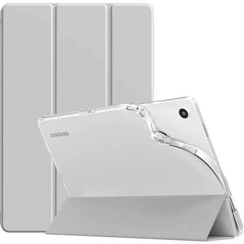 TiMOVO Funda para Samsung Galaxy Tab A9+/A9 Plus 11 Pulgadas 2023 SM-X210/X216/X218, Cubierta Delgada TPU Translúcido Compatible con Nuevo Galaxy Tab A9+, Auto Activación/Reposo, Gris Plata