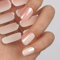 DANNI & TONI Halb ausgehärtete Gel Nagelfolien (Shy Rose) Rosa Einfarbig Aurora Abstufung Nagelset uv Gel Nagelfolie Nageldesign Nagelfolie Selbstklebend Wraps 28 Aufkleber