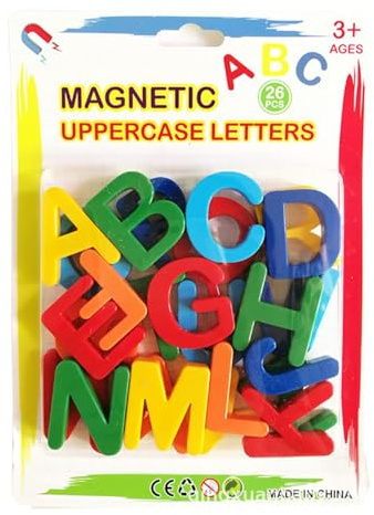 Magnetisches Alphabet-Spielzeug, Aufkleber-Set für Kühlschrank mit Alphabet-Magneten für Kühlschrank, Magnetbuchstaben für Kühlschrank, tragbare Kinder, für Zuhause, Schule