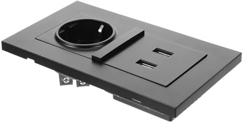 OSALADI Doppelte USB-buchse Steckdose Einbaubuchse Typ 86