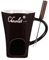 DimyFew Taza para Fondue con Tenedor, derretidor, Taza para derretir, Taza para Calentar Fondue, Olla para Dulces, para Fiestas de Compromiso, MarrÓn