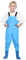 Generisch Kinderwathose Wasserdicht Regenhose mit Stiefeln, Wathose für Kinder Jungen Mädchen, Junior HosenträgerMatschhose Regenstiefel rutschfeste Sohle Gummistiefel für Jugendliche (Sky Blue, 32)