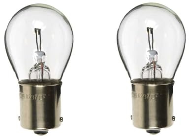 cyclingcolors 2x bombillas BA15S 15W 24V 26X47 lampara coche moto ciclomotore camión furgoneta tractor