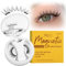 Faux Cils Magnetique, mise à niveau 2 faux cils magnétiques plus confortables à porter, Cils magnétiques QUEWEL avec applicateur, faciles à porter et à retirer (NZH-D)