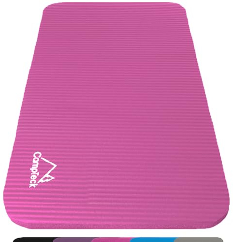 CampTeck Cuscinetto Yoga Ginocchia Schiuma Morbida Antiscivolo Knee Pad per Fitness, Ginnastica, Allenamento, Palestra, Pilates ecc (Rosa)