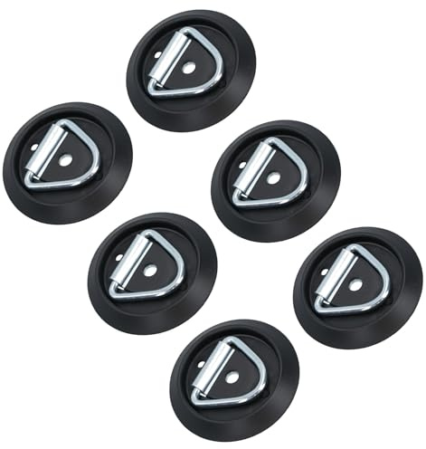 Surface Mounted D Ring Tie Down Lashing Ring Anchor Trailers Vans Trucks 1pc