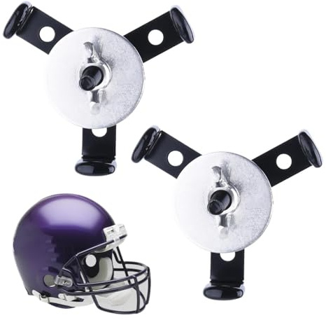 WJnflQN Helmhalter, Wandhalterung, Metallhaken, schwimmendes Fußballhelm-Regal, Kofferständer – für Regal, Garage, Spind, Zimmer, Wohnung, Inneneingang, Veranda, Büro, Schlafzimmer, Reiter, Herren